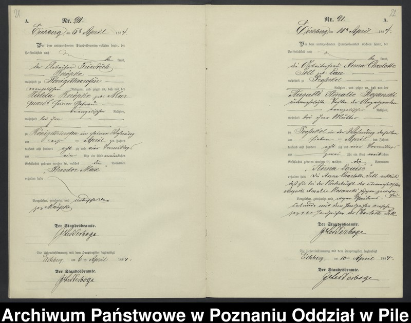 Obraz 14 z jednostki "Księga urodzeń"
