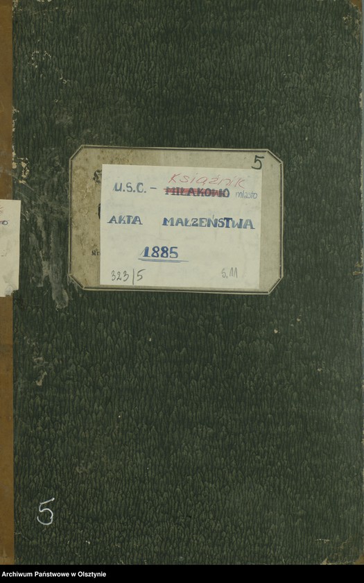 image.from.unit.number "Heiraths-Neben-Register nr 1 - 5"