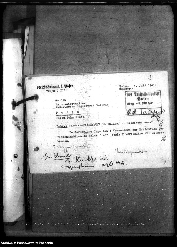 Obraz 7 z jednostki "Gendarmerie - Posen - Gehöfte"