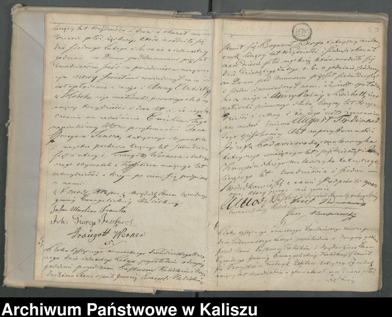 image.from.unit.number "Książka akt urodzenia, małżeństw i zejścia"