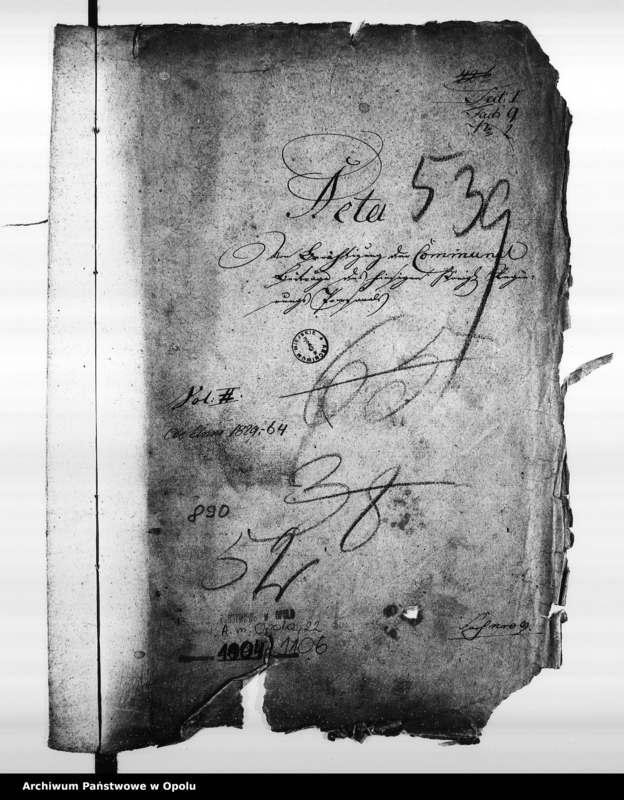 Obraz 4 z jednostki "Acta von Berichtigung der Communal Beitrage des hiesigen Königl[ichen] Regierungs Personals de Anno 1829"