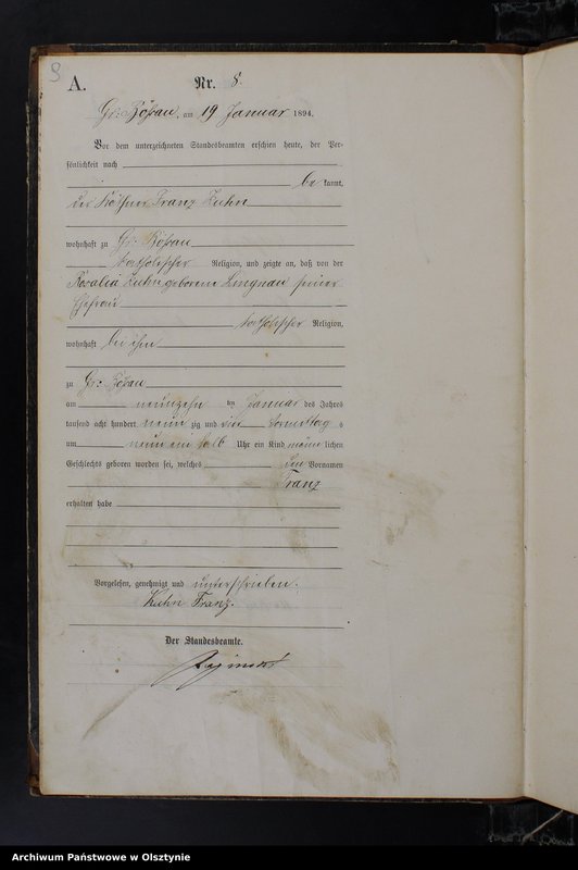 image.from.unit.number "Geburts-Haupt-Register Nr 1 - 98"