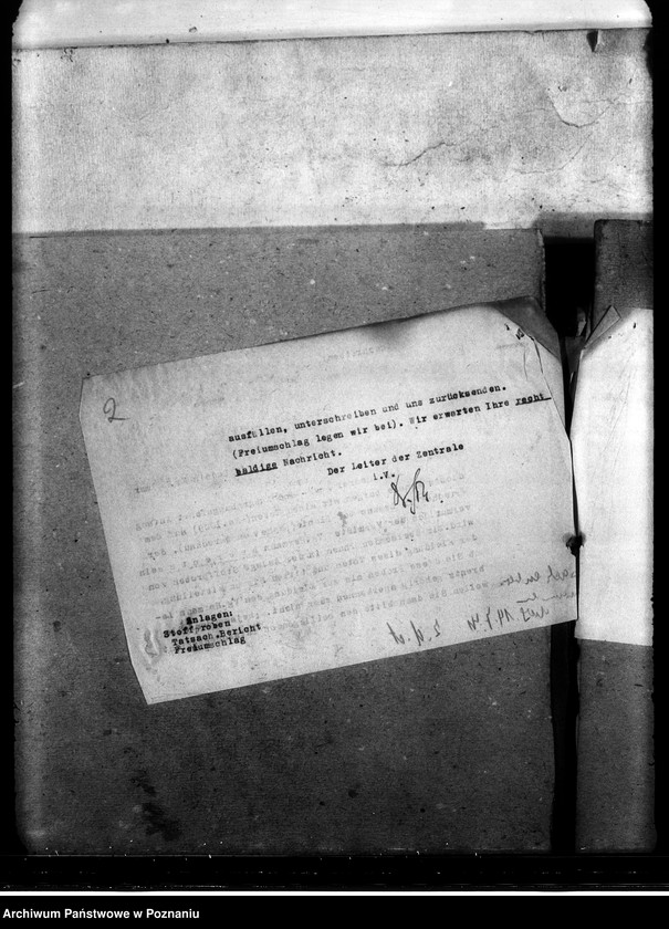 Obraz 6 z jednostki "Korespondencja w sprawie miejscowych Niemców, którzy zginęli w 1939 roku"