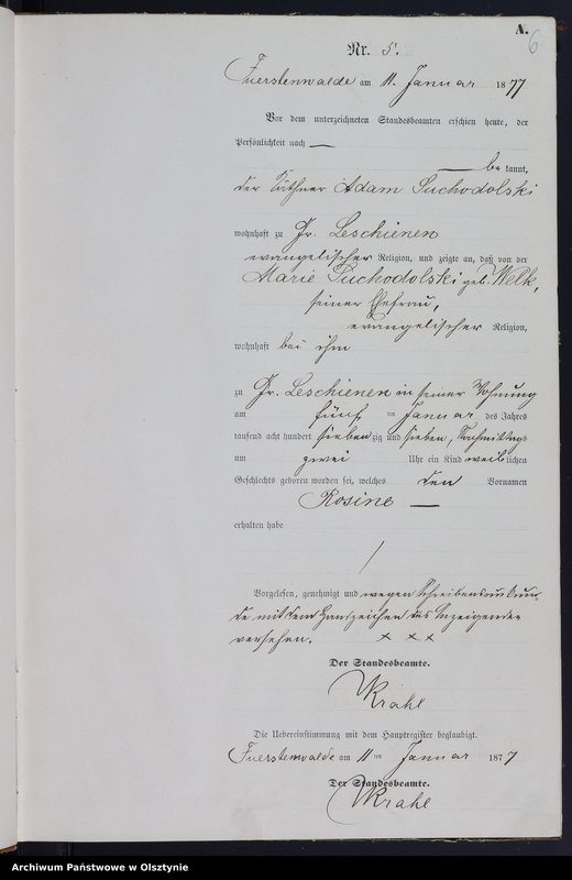 image.from.team "Urząd Stanu Cywilnego w Księżym Lasku pow. szczycieński"