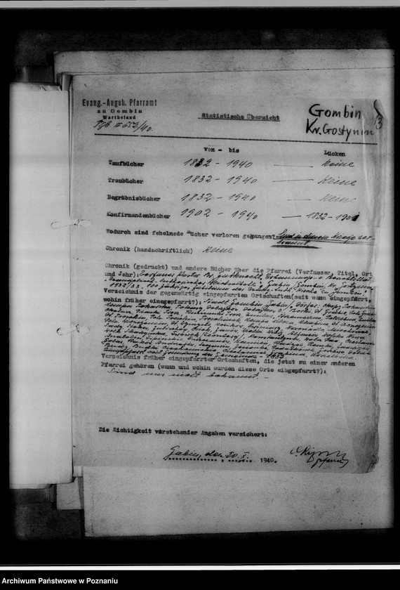 image.from.unit.number "Einziehungsprotokolle [ksiąg kościelnych] Kreis Waldrode [powiat gostyniński, województwo warszawskie]"
