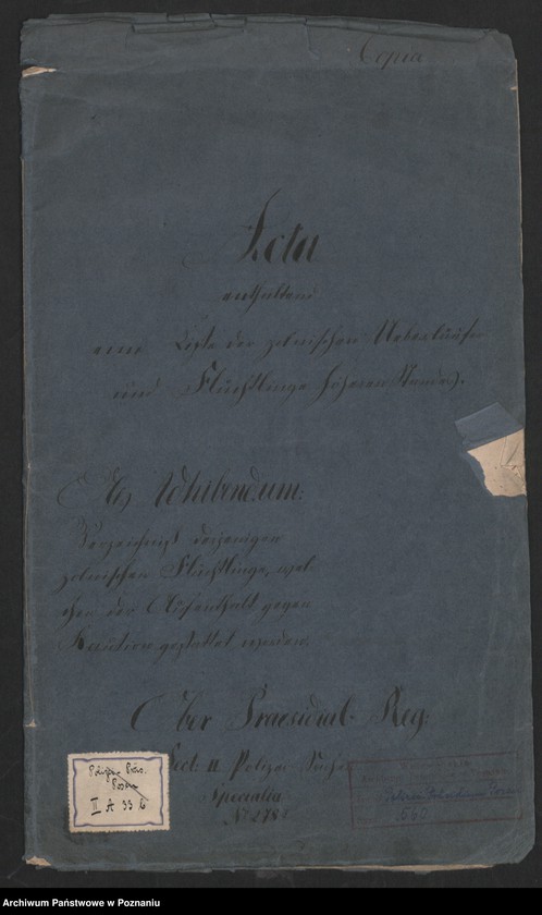 Obraz 2 z jednostki "A. enthaltend eine Liste der polnischen Überläufer und Flüchtlinge höheren Standes"