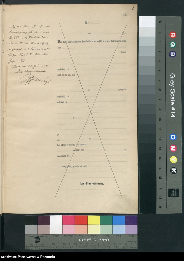 Obraz 3 z jednostki "Księga miejscowa zgonów tom II [Rejestr główny zgonów]"
