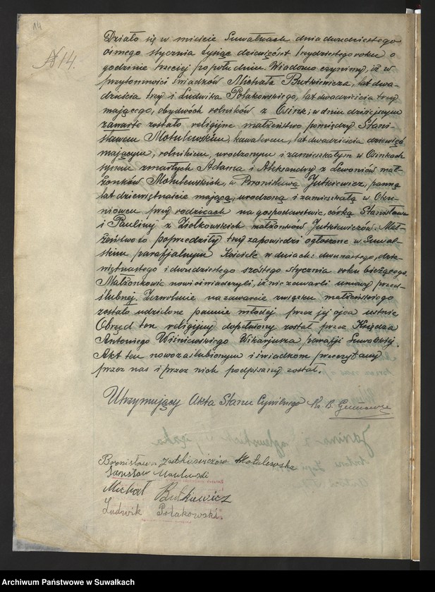 image.from.unit.number "Akty małżeństw 1930"