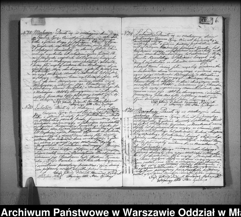 Obraz 8 z jednostki "Akta urodzin, małżeństw i zgonów"