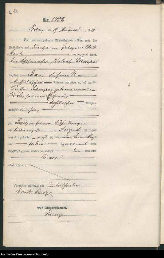 Obraz 15 z jednostki "Księga urodzeń t. IV"