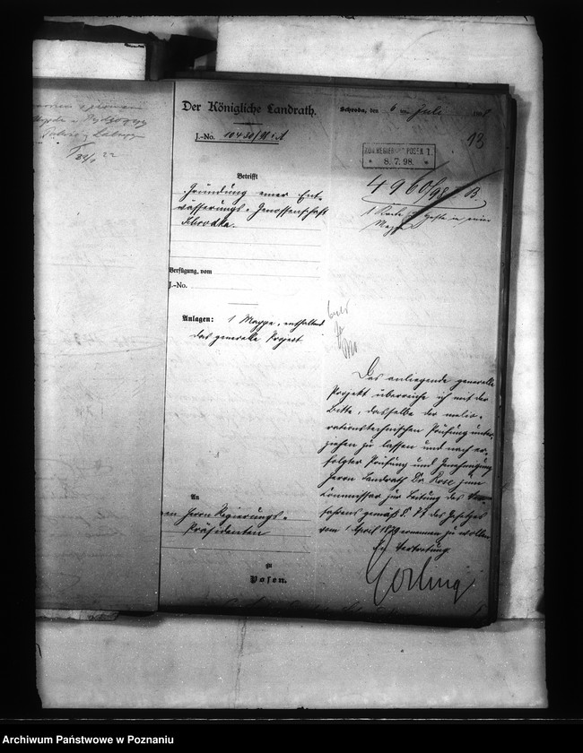 Obraz 16 z jednostki "Bildung der Draenage-Genossenschaft in Schroda im Kreise Schroda"