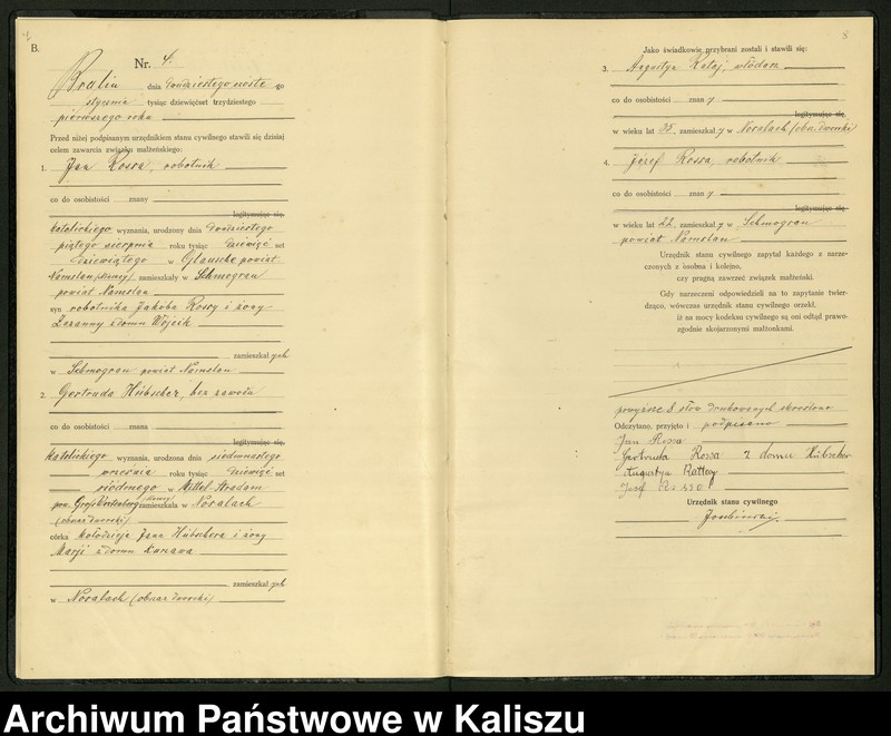 Obraz 7 z jednostki "[Księga małżeństw]"