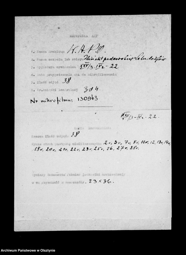 image.from.unit.number "/Papiers du Camp de Landau de Carl Fr. Lehndorff, Manöverbericht mit pro memorias/."