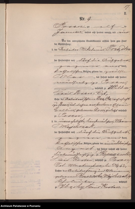 Obraz 20 z jednostki "Księga małżeństw t. I"