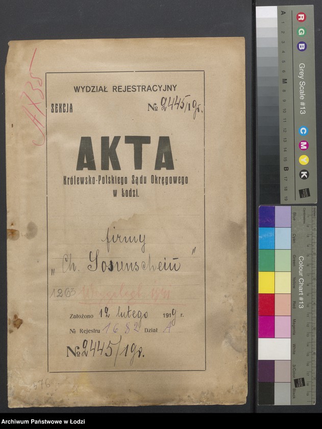 Obraz 2 z jednostki "Chaim Sonenschein- sprzedaż dodatków krawieckich"