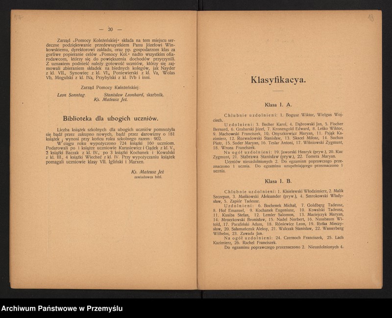 image.from.unit.number "IV Sprawozdanie dyrektora c.k. gimnazjum V. w Krakowie za rok szkolny 1909/10"