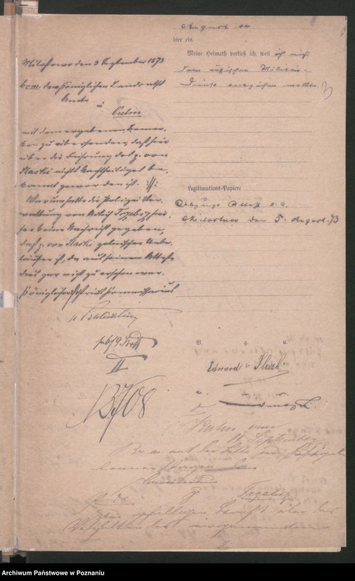 Obraz 7 z jednostki "A. betr. den Ausländer Eduard von Slaski"