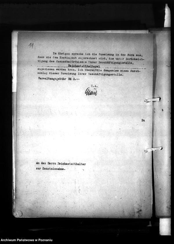 Obraz 15 z jednostki "Wohnungszuweisungen für Deutsche. Verdrängung der Polen."