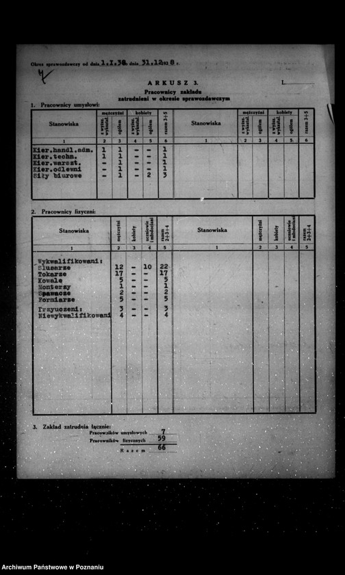 Obraz 11 z jednostki "Kwestionariusz Odlewni żelaza i warsztatów mechanicznych Zb. Broekere Poznań-Antoninek"