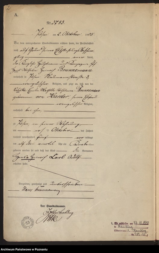 Obraz 4 z jednostki "Księga miejscowa urodzeń tom VIII"