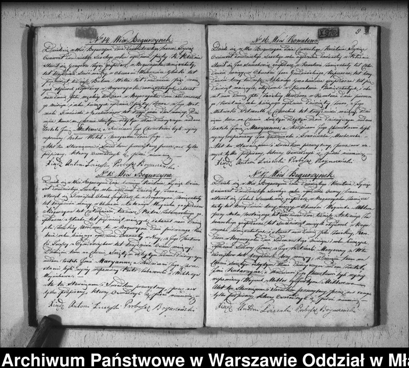 image.from.team "Akta stanu cywilnego Parafii Rzymskokatolickiej w Bogurzynie"
