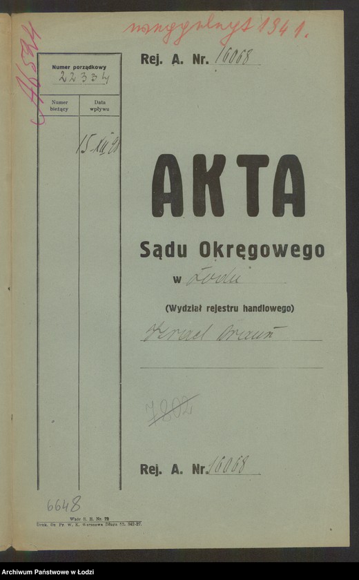 Obraz 2 z jednostki "Izrael Braun – sprzedaż manufaktury"