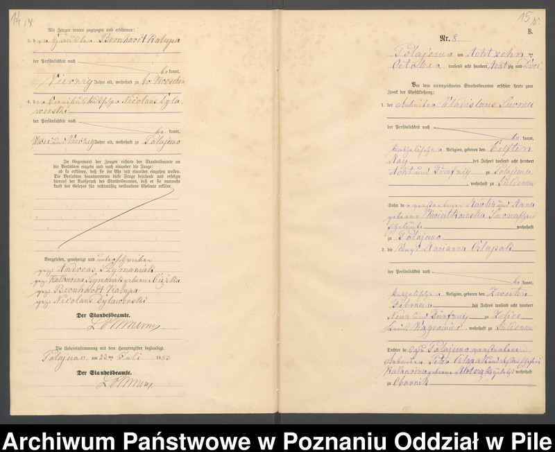 Obraz 10 z jednostki "Księga małżeństw"