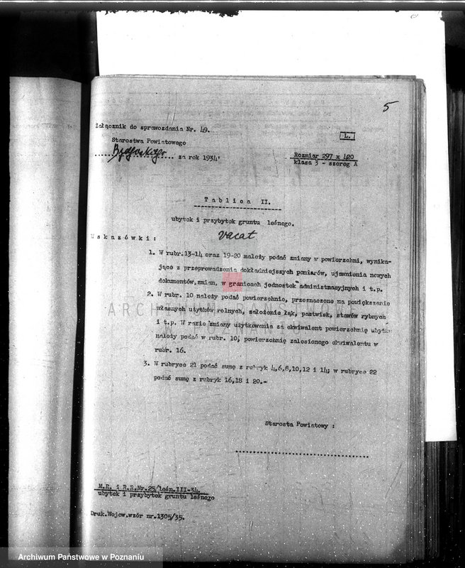 image.from.unit.number "Sprawozdanie z działalności organów ochrony lasów za rok 1934"