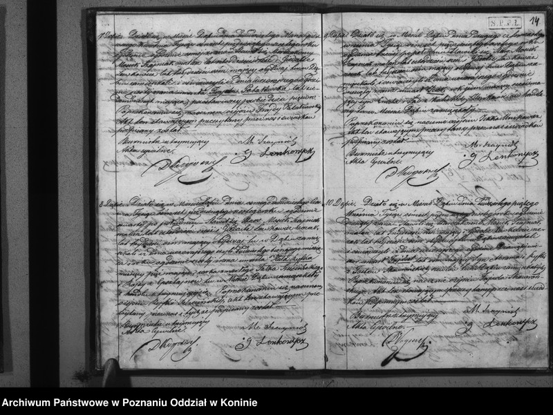 Obraz 16 z jednostki "Duplikat urodzonych, zaślubionych i zgonów"