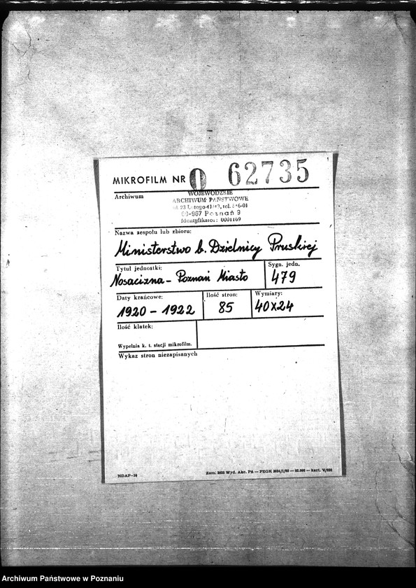 Obraz 2 z jednostki "Nosacizna - Poznań Miasto"