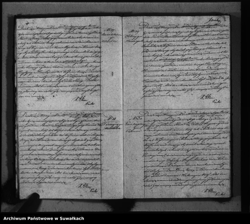 image.from.unit.number "Duplikat do zapisywania aktów urodzeń, małżeństw i zeyścia parafii Ewangelicko-augsburskiej w Wiżajnach"