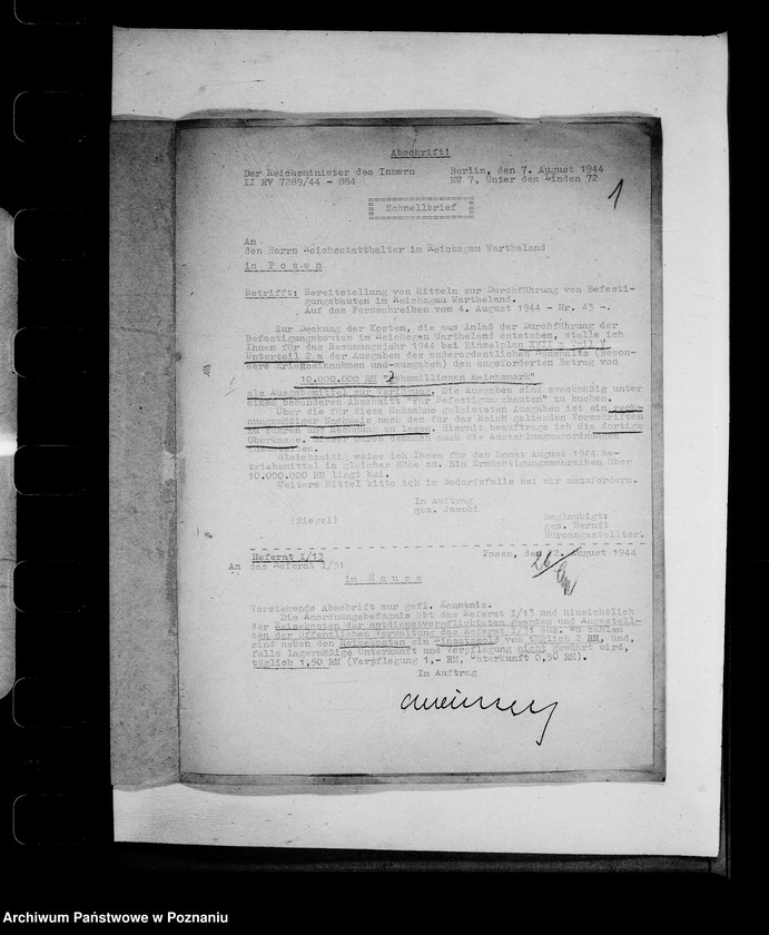 Obraz 5 z jednostki "Durchführung von Befestigungsarbeiten im Reichsgau Wartheland"