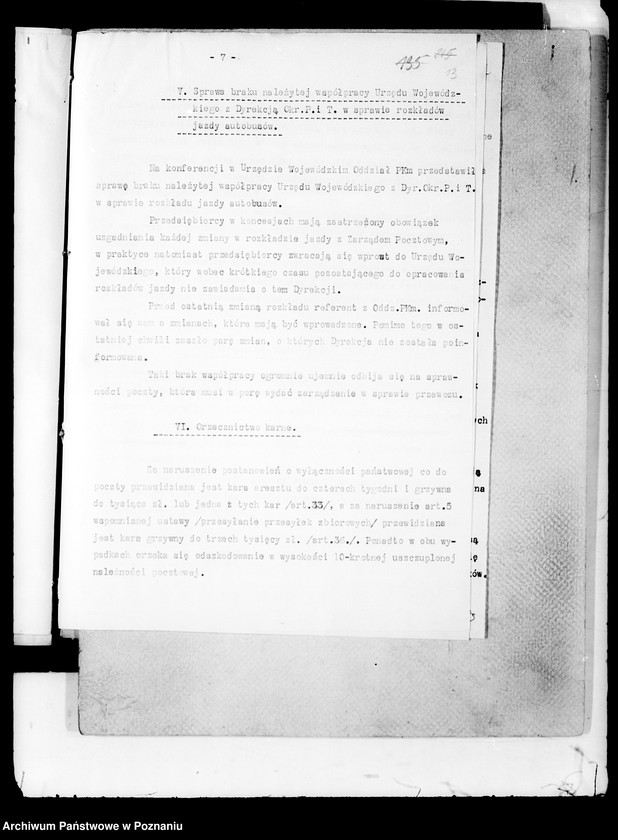 Obraz 17 z jednostki "Zebranie periodyczne naczelników władz i urzędów II instancji m.in.. Referat"