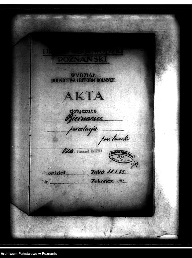 Obraz 4 z jednostki "Parcelacja majątku Biernacice powiatu tureckiego"