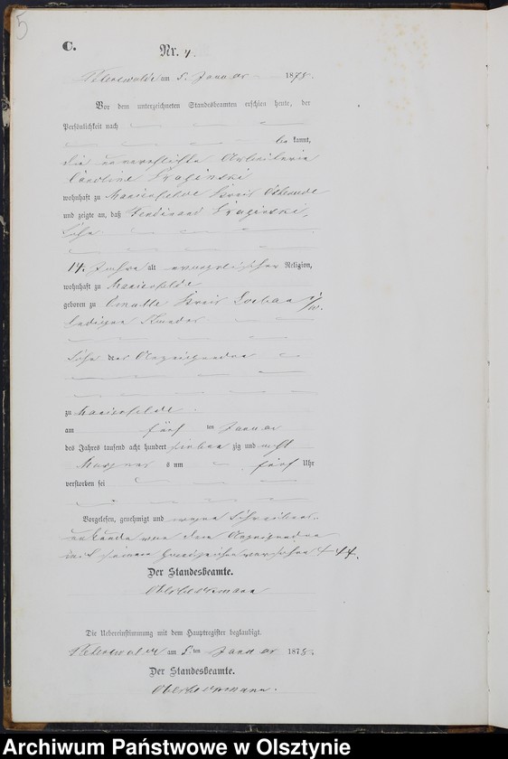 image.from.unit.number "Sterbe-Neben-Register Nr 1 - 145"