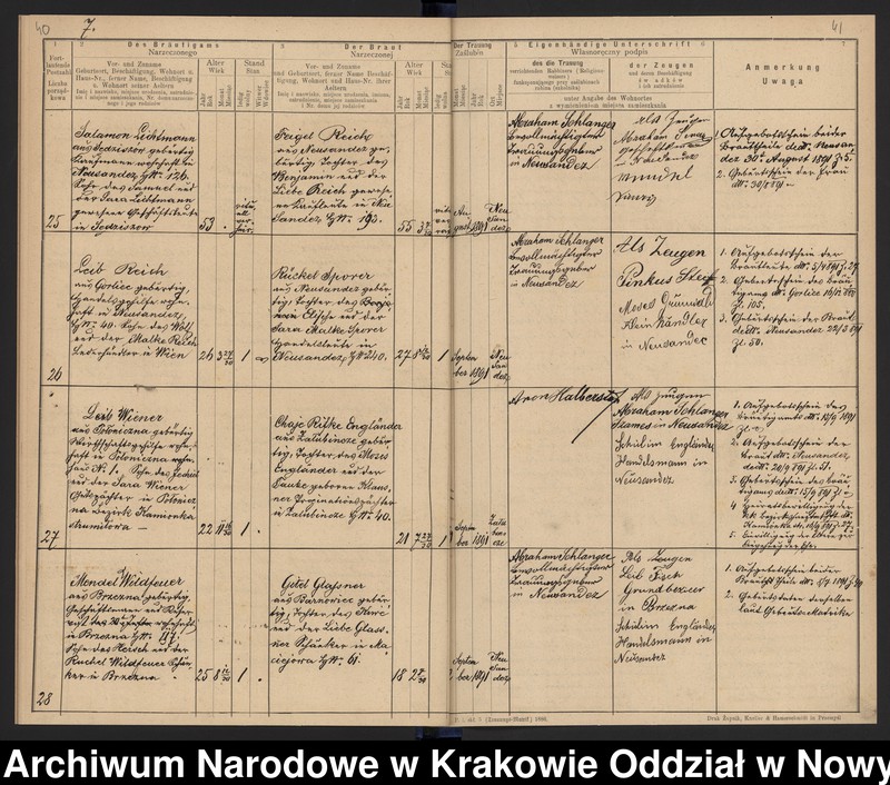 Obraz 15 z jednostki "Księga małżeństw"