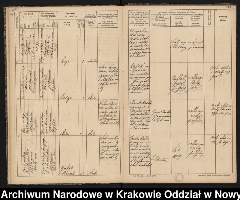 Obraz 10 z jednostki "[Księgi stanu cywilnego - urodzenia, małżeństwa, zgony]"