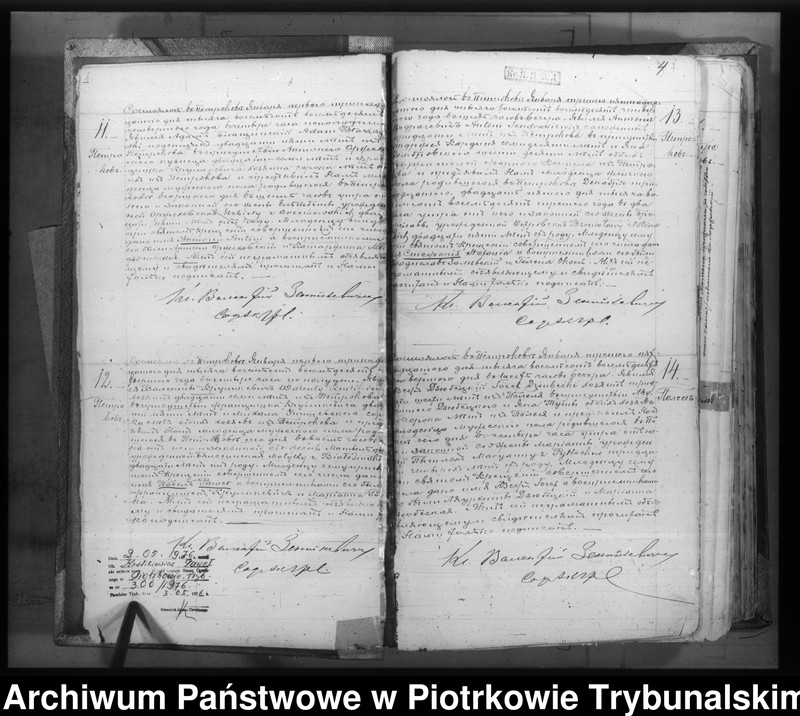 Obraz 8 z jednostki "[Księga duplikat aktów urodzonych, zaślubionych i zmarłych]"