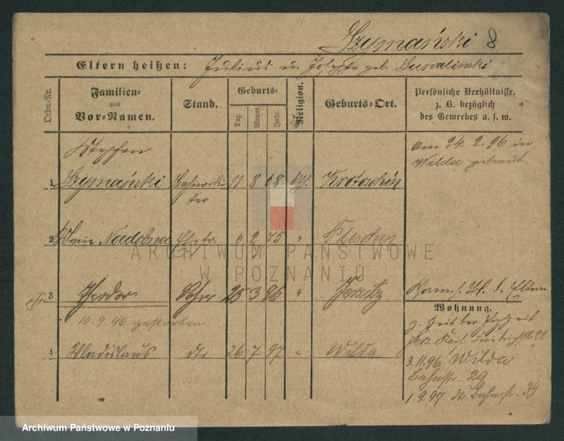 Obraz 19 z jednostki "Szymański (żonaci od Stefan do wdowy)"