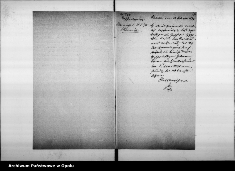 Obraz 11 z jednostki "Acta des Magistrats zu Oppeln betreffend die Einführung einer allgemeinen Gebäudesteuer Vol. II"