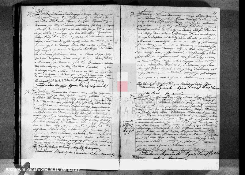 Obraz 19 z jednostki "Akta urodzeń, małżeństw i zgonów"