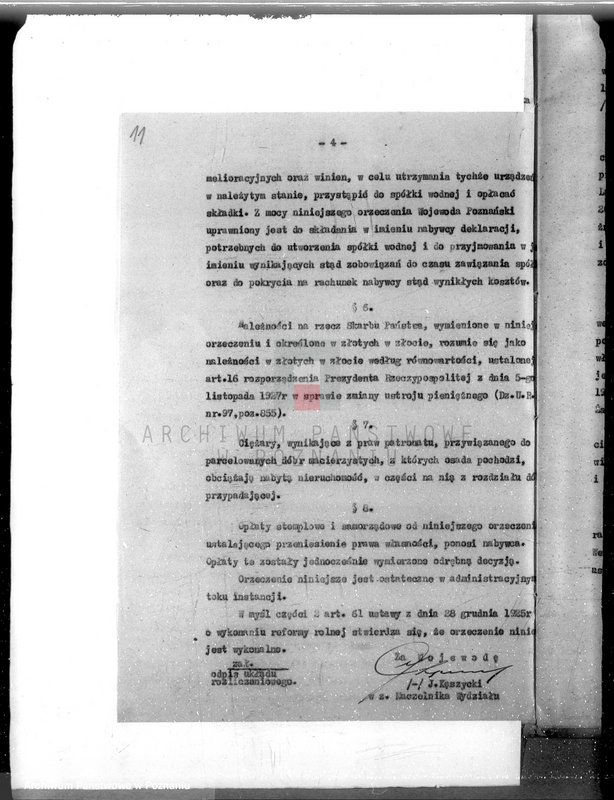 Obraz 16 z jednostki "Przewłaszczenie ziem dotacyjnych w gminie Żar czyn powiatu żnińskiego"