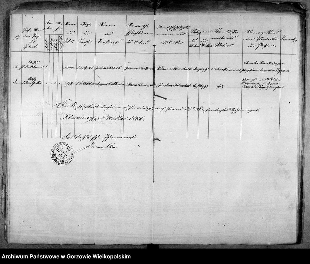 image.from.unit.number "Duplikate der Kirchenbücher über die katholischen Einwohner von: Morrn (Murzynowo), Alexandersdorf (Gościnowo), Johanneswunsch (Dobrojewo)"