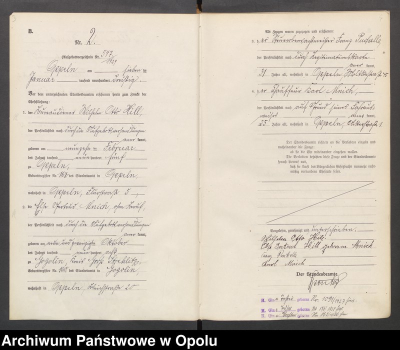 Obraz 5 z jednostki "[Rejestr Małżeństw] 1930 tom I Nr 1-194"