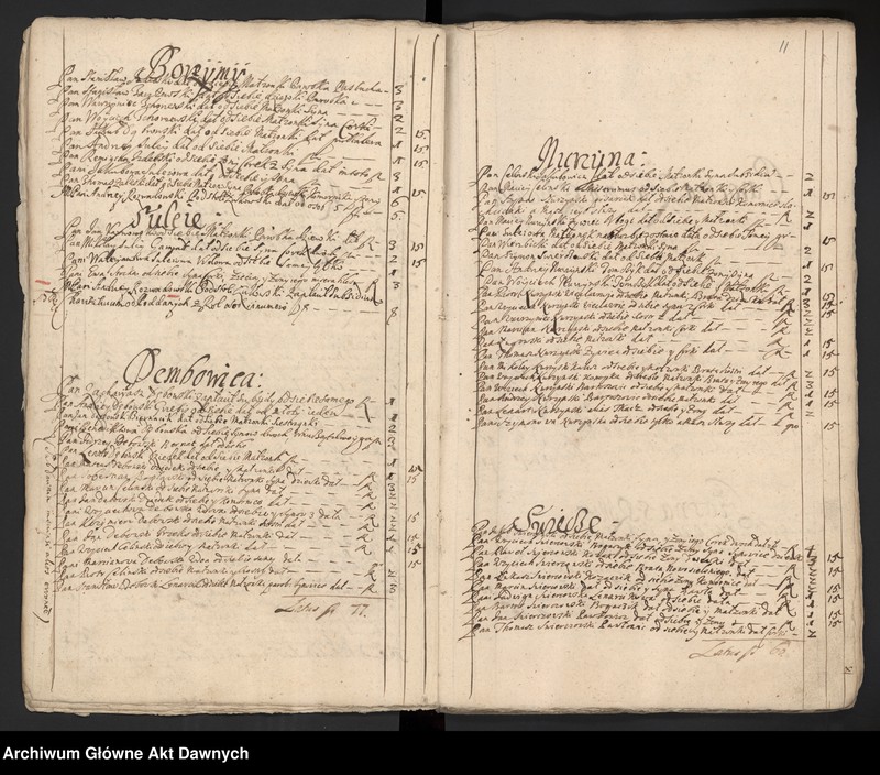 image.from.unit.number "Rejestry pogłównego generalnego z różnych województw."