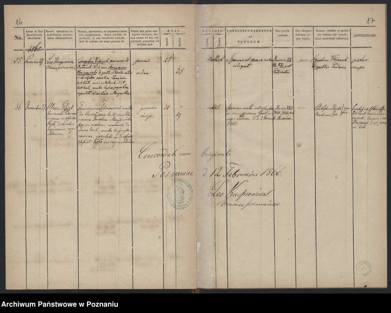 Obraz 11 z jednostki "Księga małżeństw"