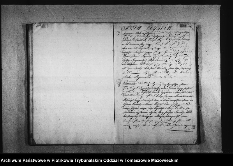 image.from.unit.number "Akta Cywilne Parafij Regnowskiey na 1826"