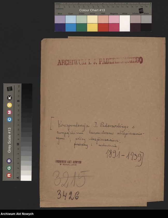 image.from.unit.number "Europejskie towarzystwa ubezpieczeniowe. Polisy, przekazy, zestawienia, korespondencja"