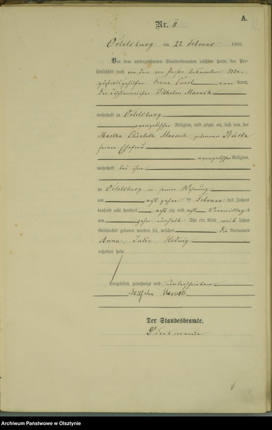 image.from.unit.number "Geburts-Haupt-Register Nr 1 - 89"