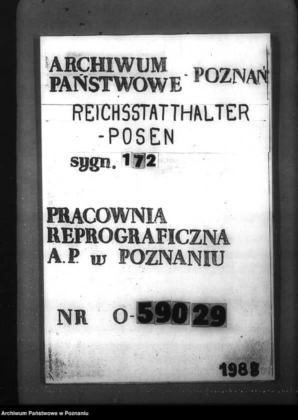 Obraz 1 z jednostki "Aktenverzeichnis (Reichsbauamt Trier)"